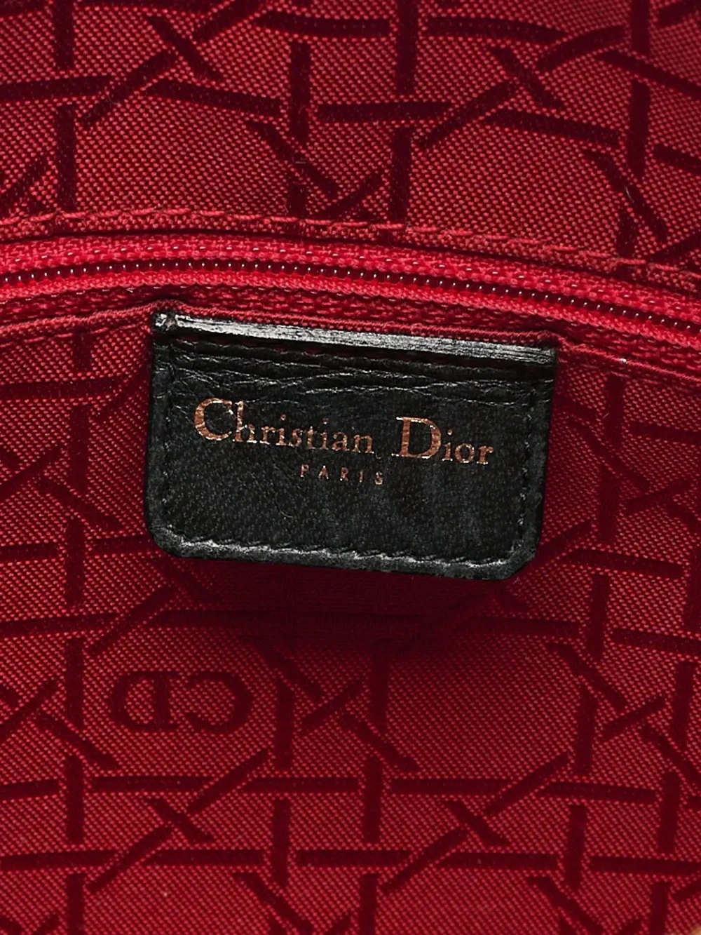 Dior Lady Dior Cannage Handbag Large Size Lambskin Gold-Tone Hardware - Picture 6 of 6